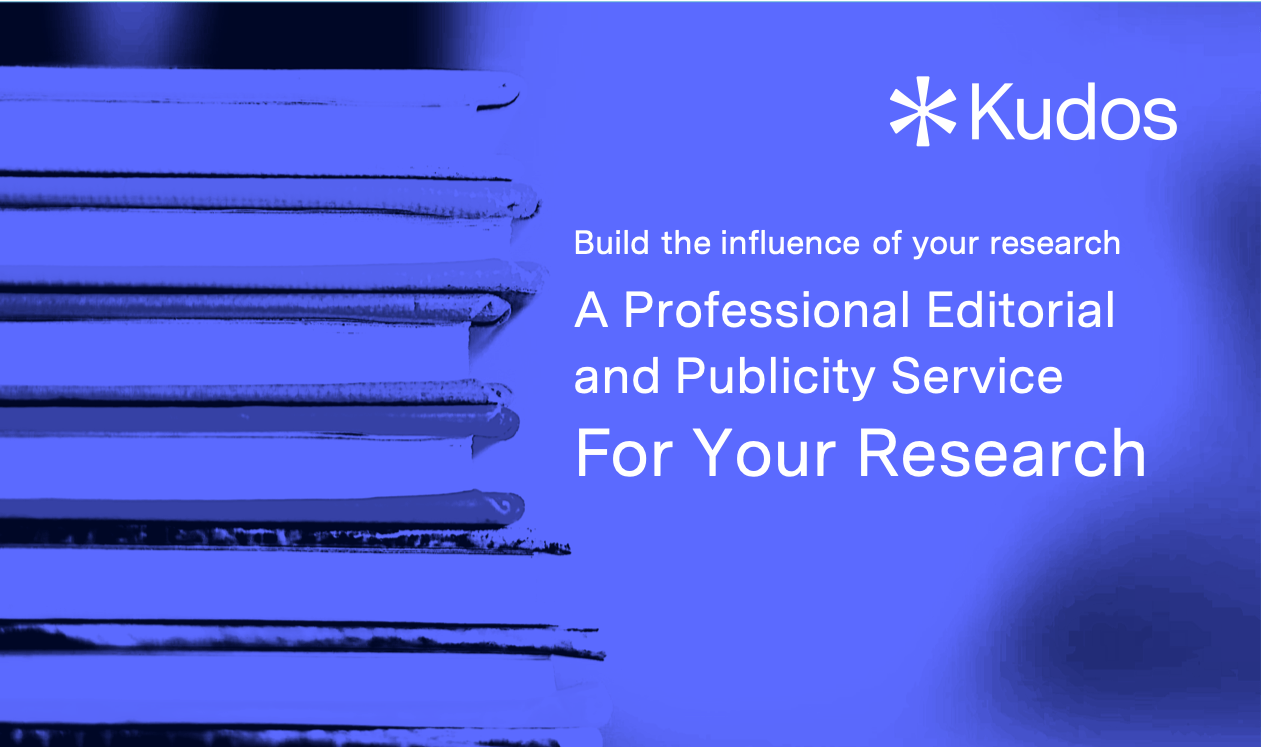 Kudos Professional Editorial and Publicity Campaign for your Research