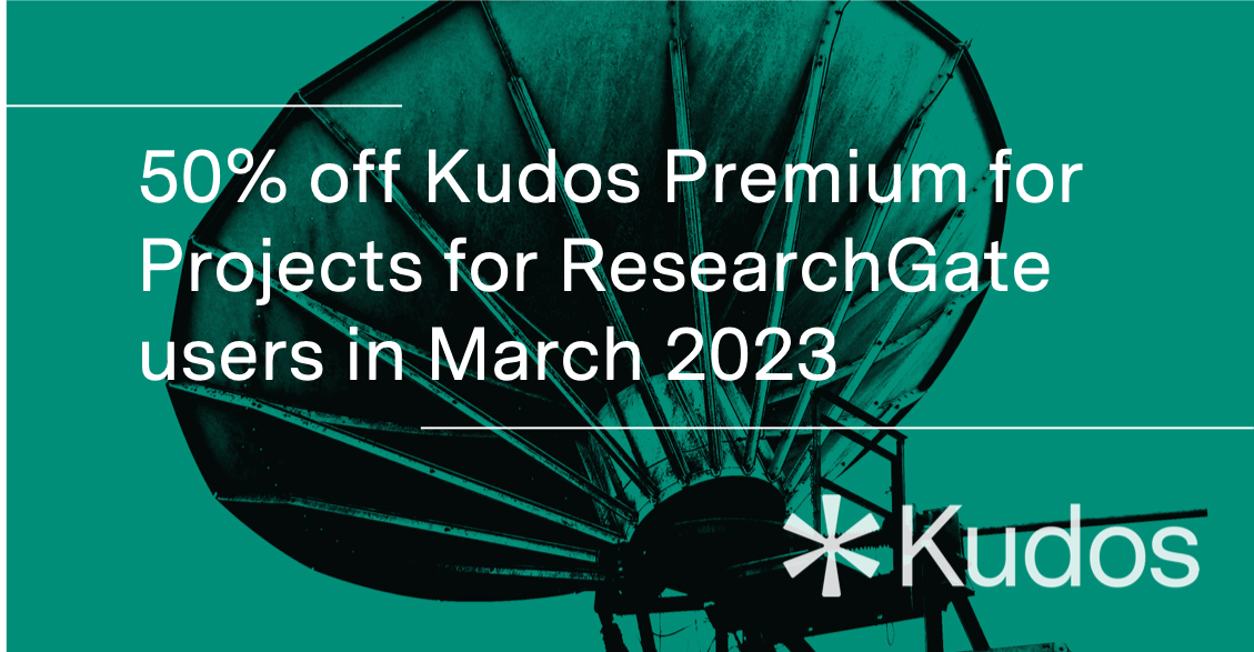 Kudos for Researchers helping more people find, understand, use and